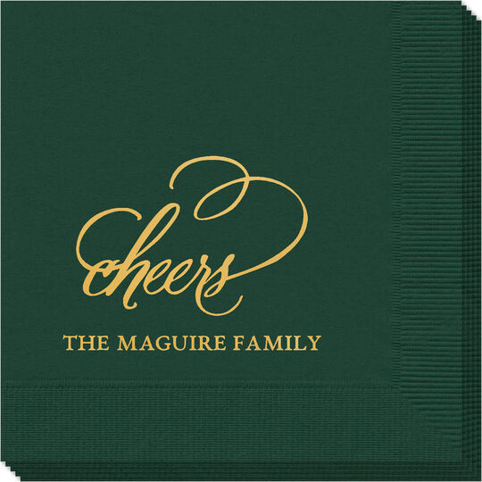 Refined Cheers Napkins